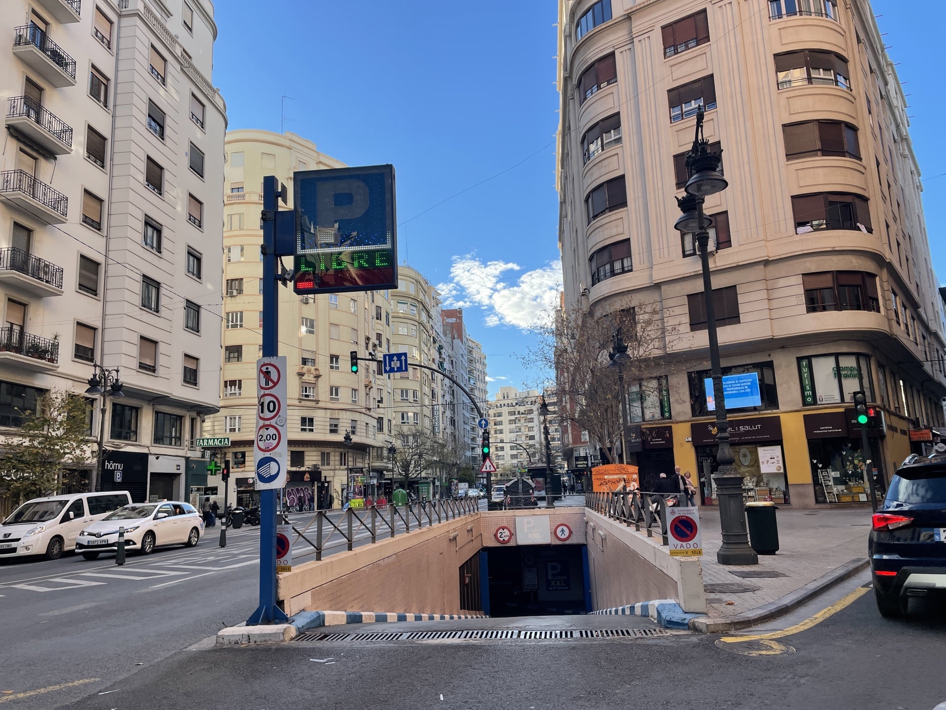 Estacionamento em Valência na Espanha